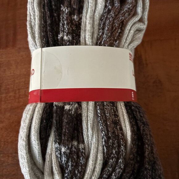 NWT Lucky Brand Women's Boot Socks Waffle Knit and Cabling Details 6 Pairs - Picture 2 of 3